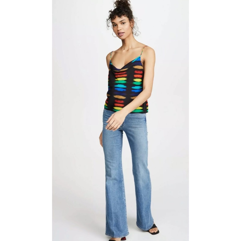 🎀SOLD🎀Alice + Olivia Harmon Rainbow Tie Dye Tank - Picture 3 of 8